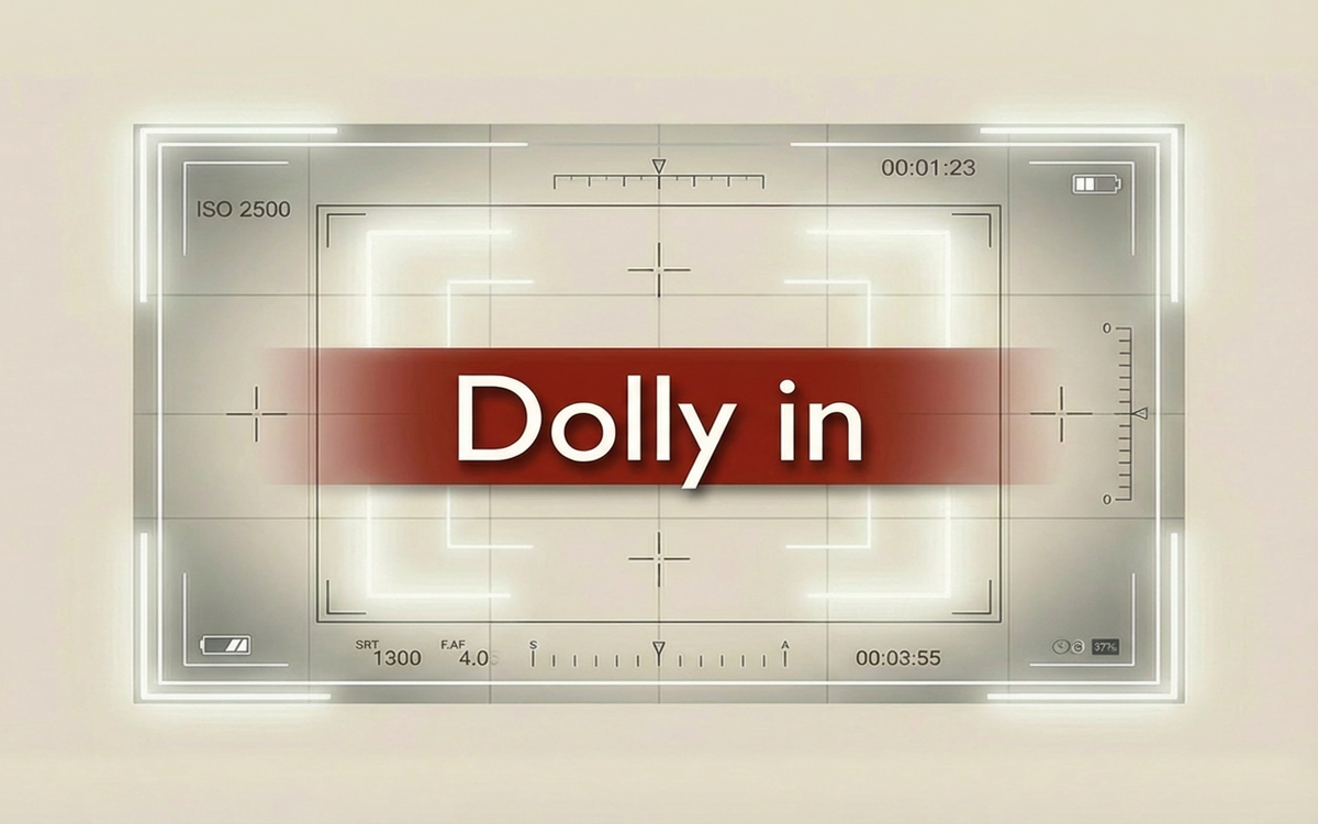 Génération de vidéo IA, les mouvements de caméra : le Dolly In